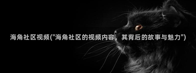 海角社区hj0ec:海角社区视频(\